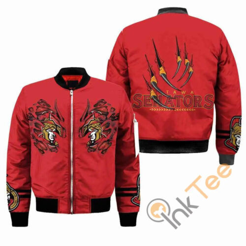 Ottawa Senators NHL Claws Apparel Best Christmas Gift For Fans Bomber Jacket