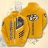 Sports Hockey Nhl Nashville Predators Usa 224 Pullover 3D Hoodie