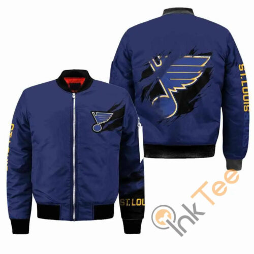 St. Louis Blues NHL Apparel Best Christmas Gift For Fans Bomber Jacket